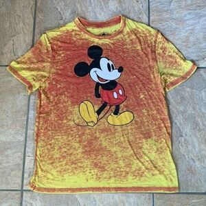 Disney Store Mickey Mouse Red Yellow Youth XL